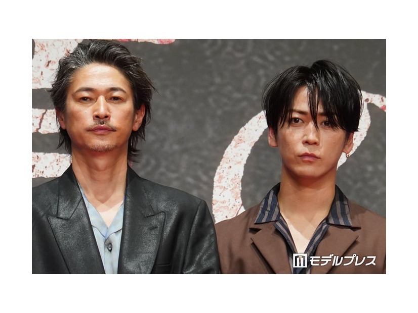 「外道の歌 SEASON2」配信記念イベントに登壇した窪塚洋介、亀梨和也（C）モデルプレス