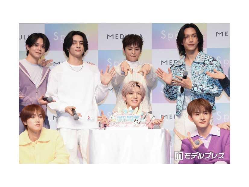 「MEDULLA」新CM発表会に出席したINI（C）モデルプレス