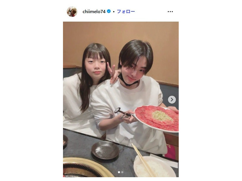 まひめろ＆琉ちゃろ／ちいめろInstagramより