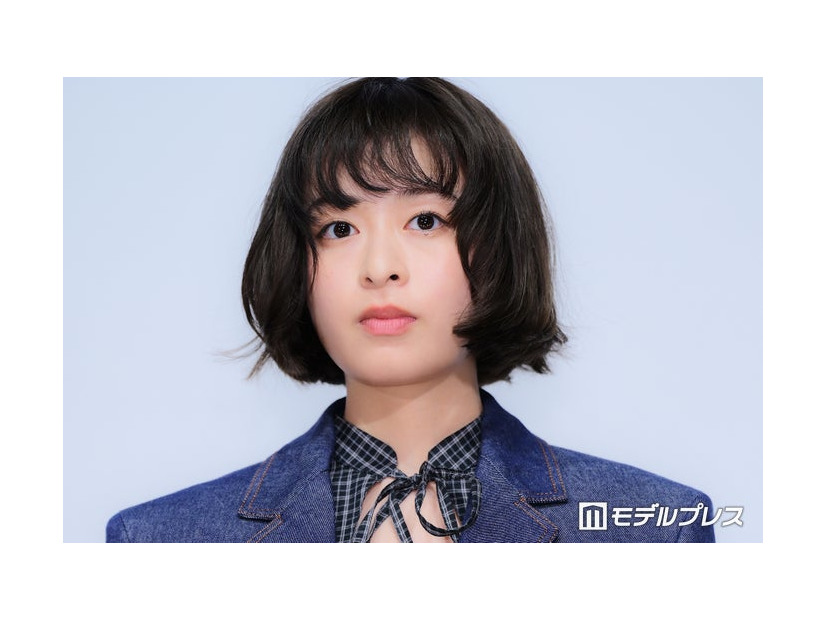 「炎上」初日舞台挨拶に出席した森七菜（C）モデルプレス