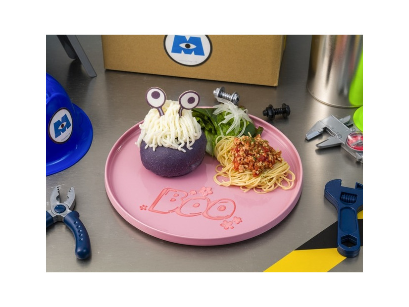 ＜ブー＞モンスター？パスタプレート　　税込2,090円「モンスターズ・インク」OH MY CAFE(C)Disney/Pixar