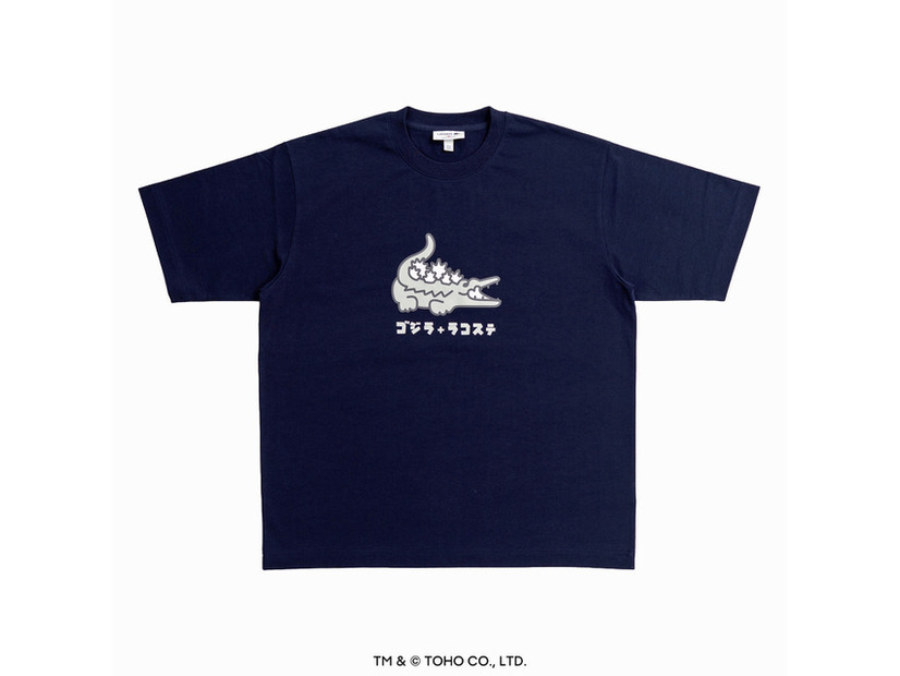 ☆ゴジラ＋ラコステTシャツ　15,400円（税込）ネイビー