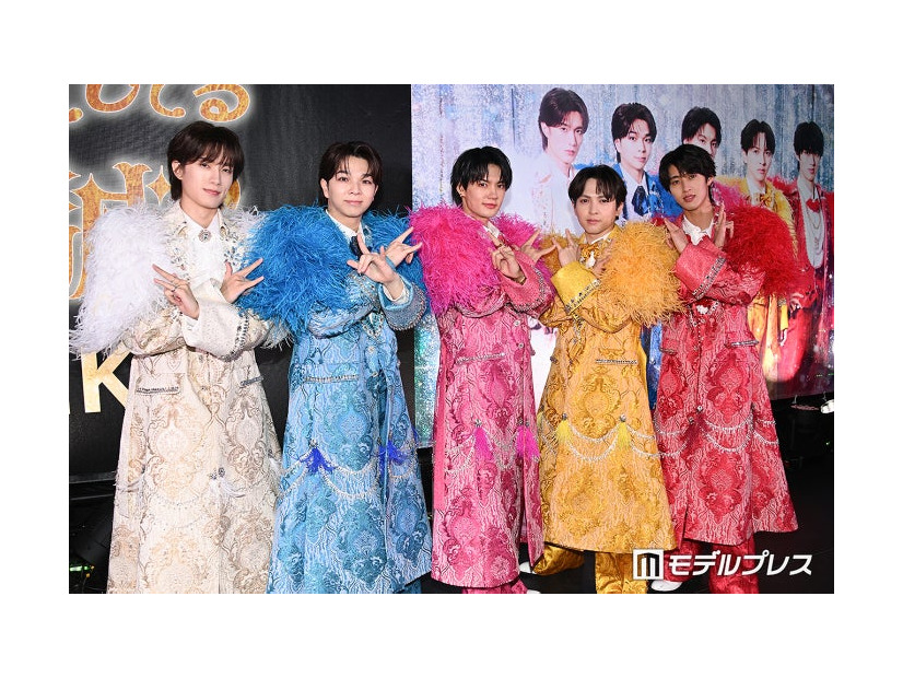 M!LK（左から）山中柔太朗、塩崎太智、佐野勇斗、吉田仁人、曽野舜太（C）モデルプレス