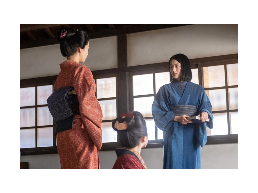 見上愛、上坂樹里「風、薫る」第23話（C）NHK