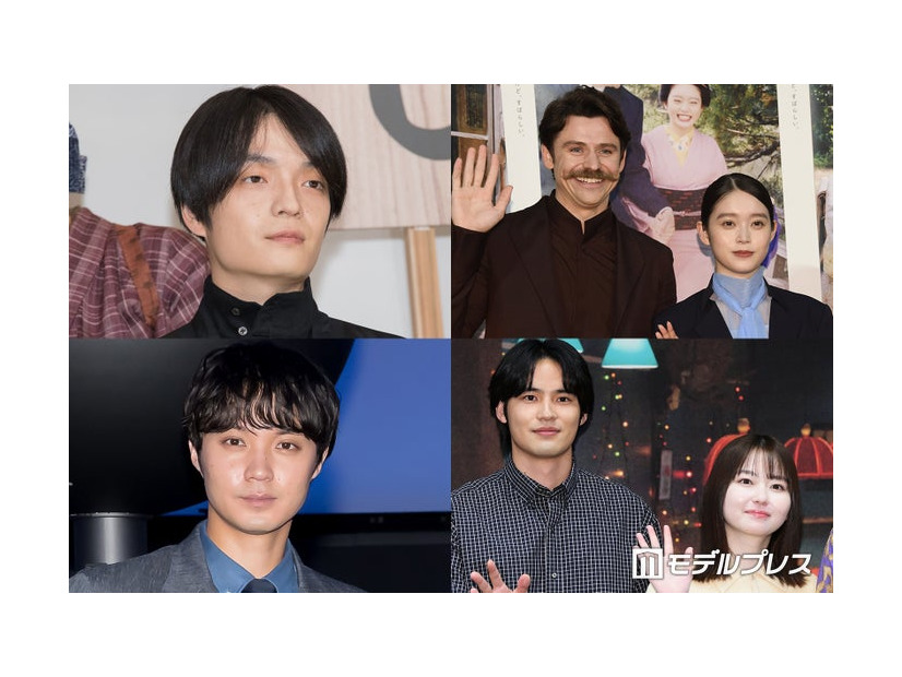 （左から時計回りに）岡山天音、トミー・バストウ、高石あかり、山田杏奈、水上恒司、磯村勇斗（C）モデルプレス