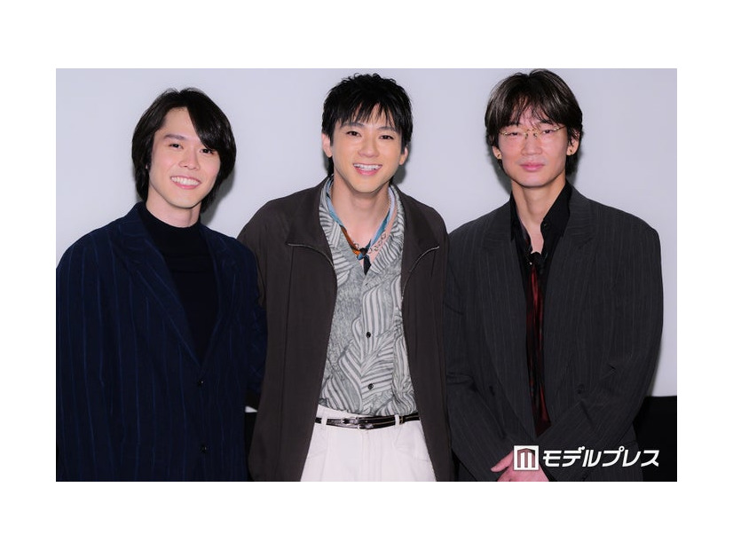 「ちるらん 新撰組鎮魂歌」最終話プレミア上映イベントに出席した細田佳央太、山田裕貴、綾野剛（C）モデルプレス