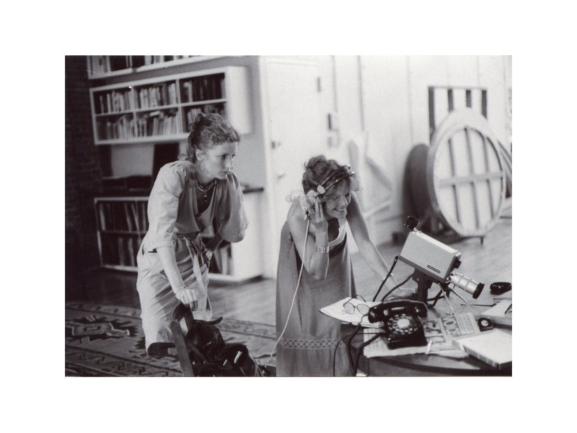 『美しく、黙りなさい』メイキング ©Families Seyrig and Roussopoulos Archive / Centre audiovisuel Simone de Beauvoir
