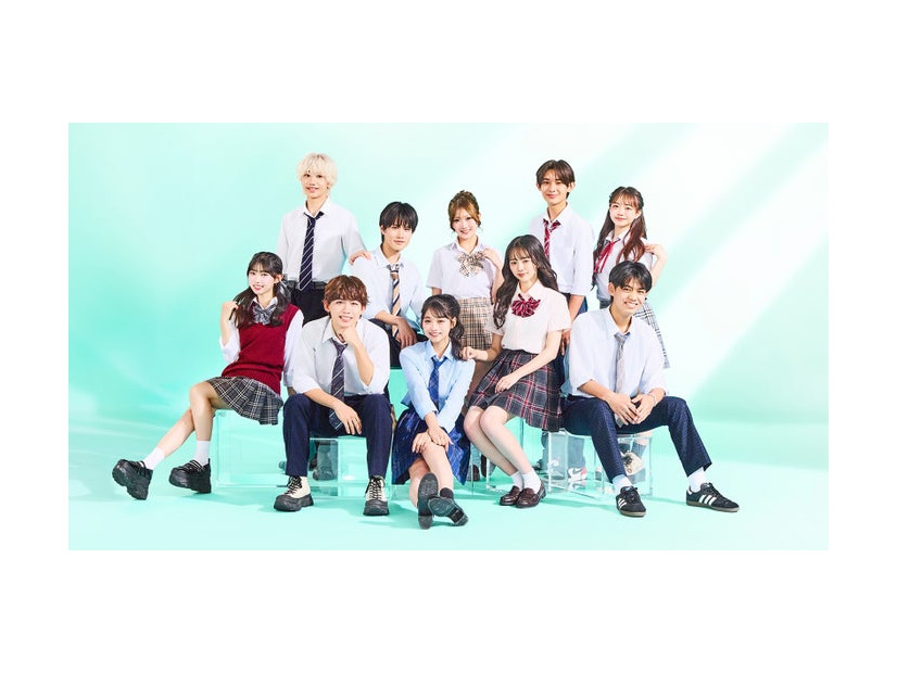 「今日、好きになりました。ラヨーン編」（上段左から）すばる、こうのすけ、じゅな、れん、いろは（下段左から）ゆきな、りお、ねね、ゆうか、そら（C）AbemaTV, Inc.
