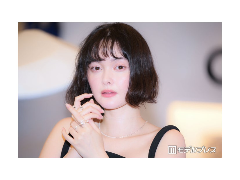 “weamondz × Tina Tamashiro”ローンチ発表会＆ポップアップ体験会に出席した玉城ティナ（C）モデルプレス