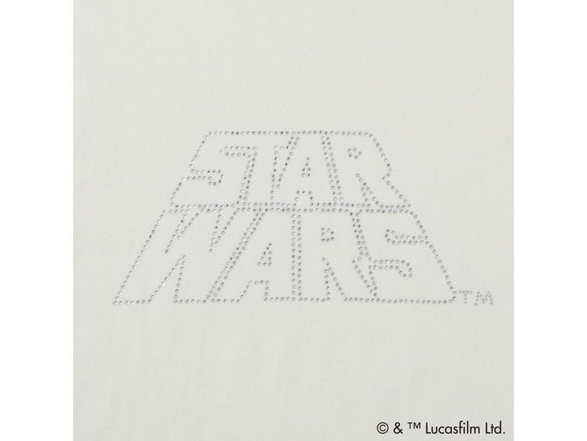 「スター・ウォーズレディスラインストーン半袖Tシャツ」