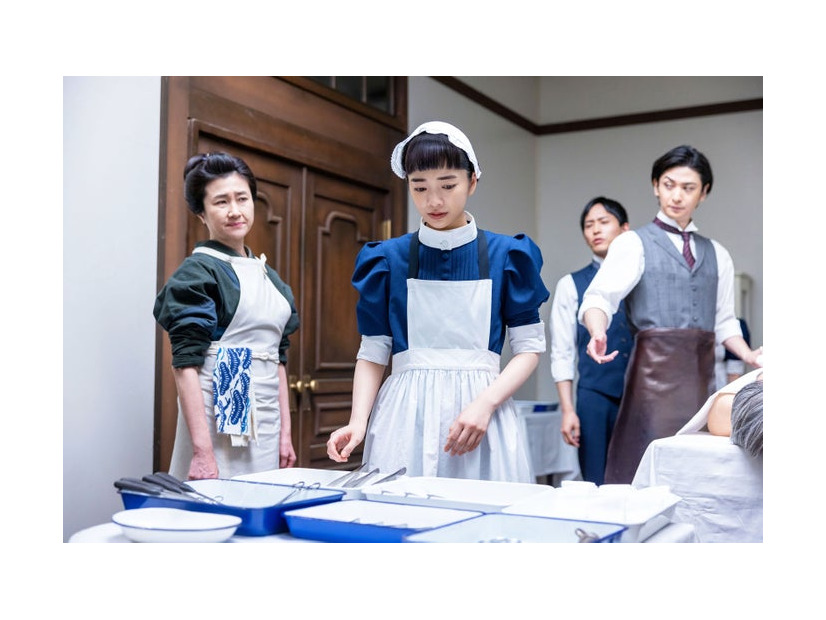 猫背椿、見上愛、平埜生成、古川雄大「風、薫る」第42話（C）NHK