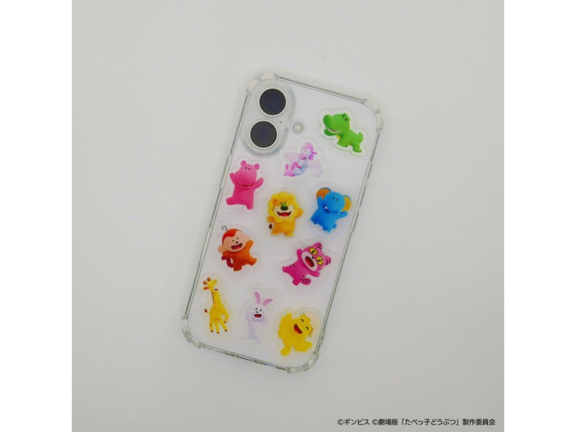 アクリルステッカー 各 880 円（税込）©ギンビス ©劇場版「たべっ子どうぶつ」製作委員会