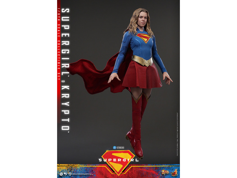 1/6スケールフィギュア　スーパーガール＆クリプト