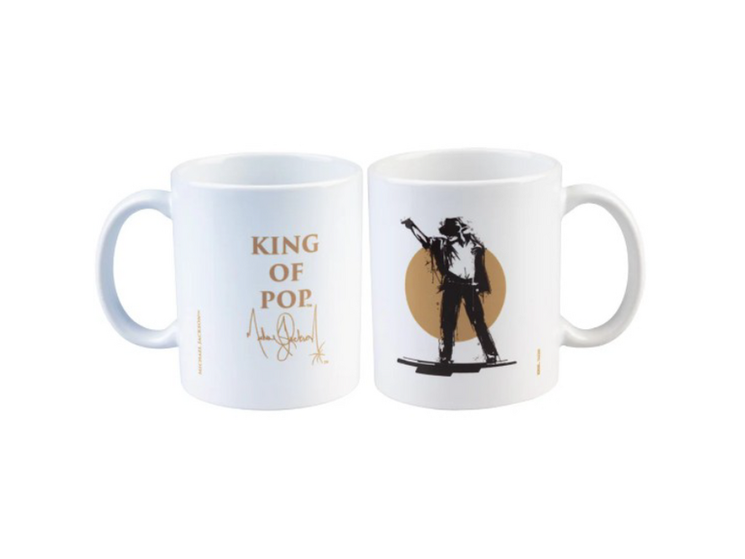 KING OF POP WHITE MUG