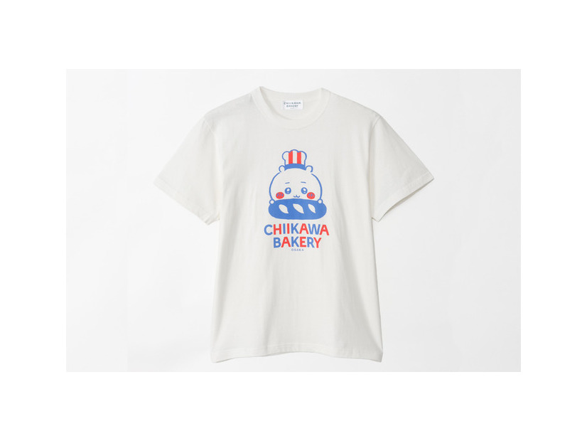 大阪限定Tシャツ　ちいかわ　ホワイト／「ちいかわベーカリー OSAKA」©nagano