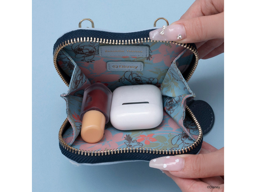「スティッチ」コレクション　ハート型ポーチ