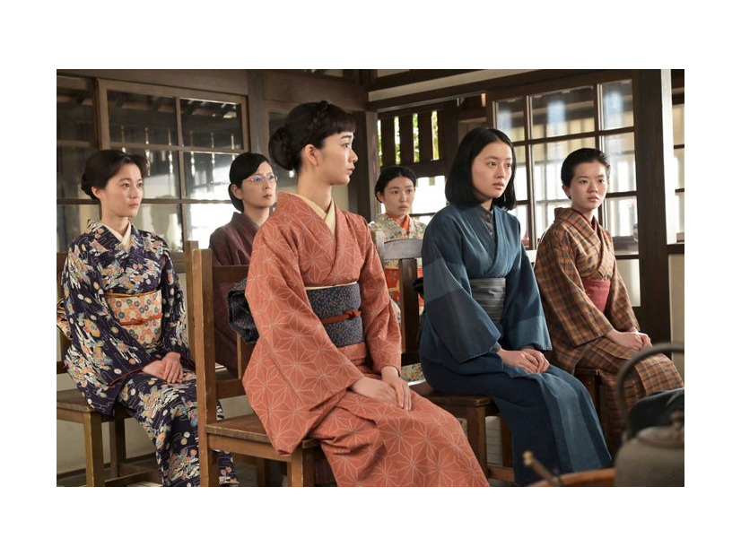 生田絵梨花、菊池亜希子、見上愛、木越明、上坂樹里、原嶋凛「風、薫る」第58話（C）NHK