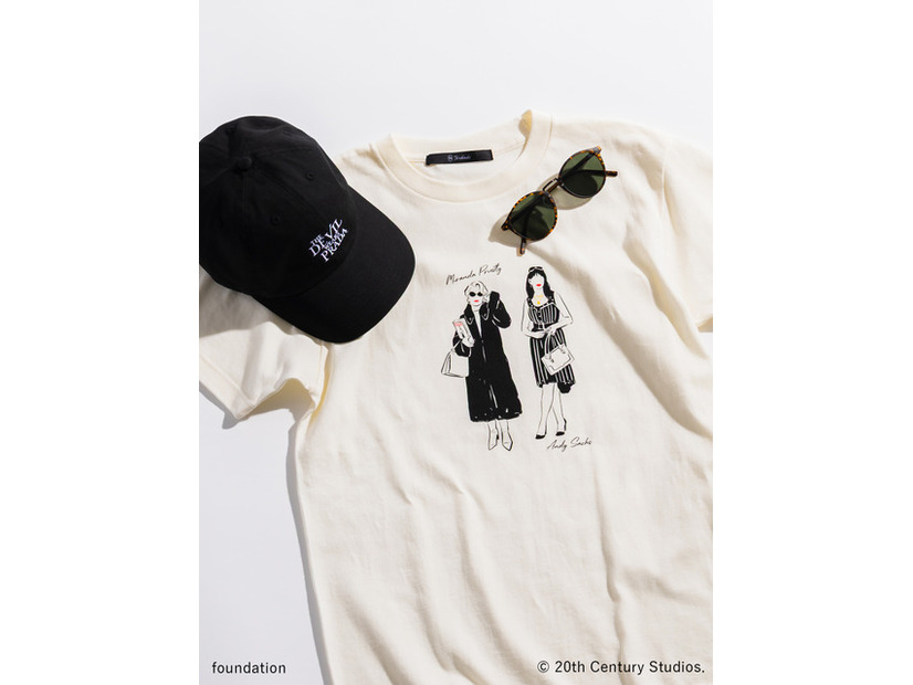 ミランダ＆アンドレアTシャツ　オフ／アイボリー　￥6,490