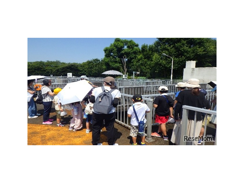 2025年の施設見学のようす