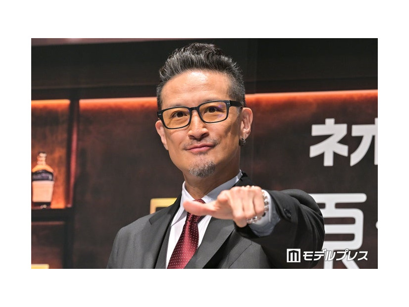 「ネオレバルミン錠」新CM発表会に登壇した松岡昌宏（C）モデルプレス