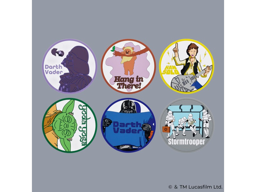 ラバーコースター（STAR WARS/ユニークアート）(C) & TM Lucasfilm Ltd.
