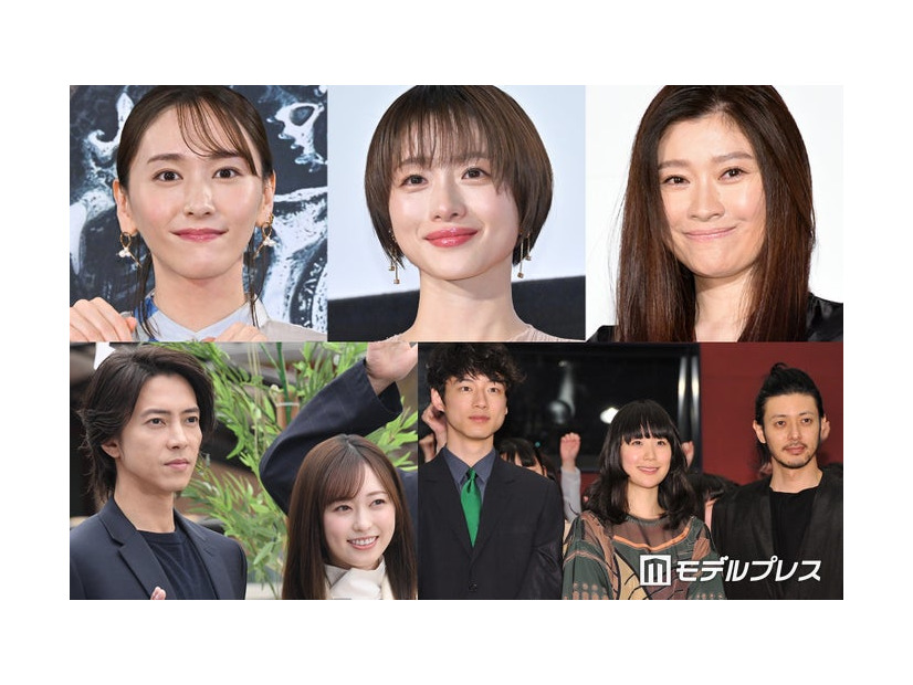 （上段左から）新垣結衣、石原さとみ、篠原涼子（下段左から）山下智久、福原遥、坂口健太郎、黒木華、オダギリジョー（C）モデルプレス