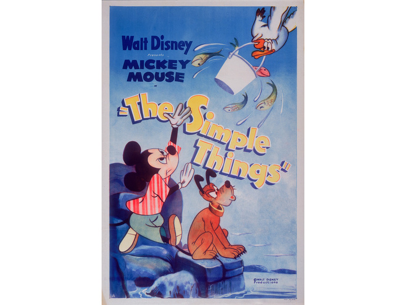 TINY GARDEN PRODUCTS / “THE SIMPLE THINGS” (1953) 『ミッキーの魚釣り』©Disney
