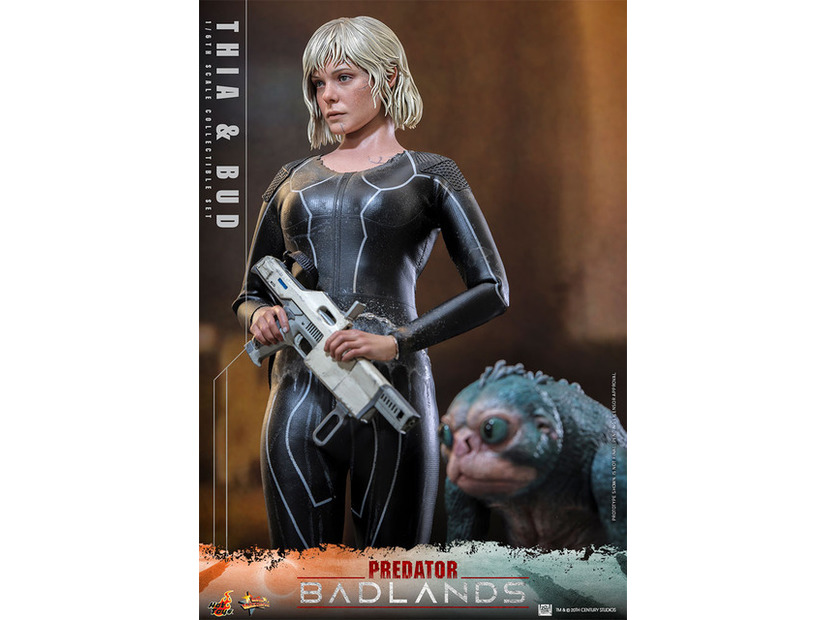 【ムービー・マスターピース】『プレデター：バッドランド』1/6スケールフィギュア　ティア＆バド & © 20th Century Studios