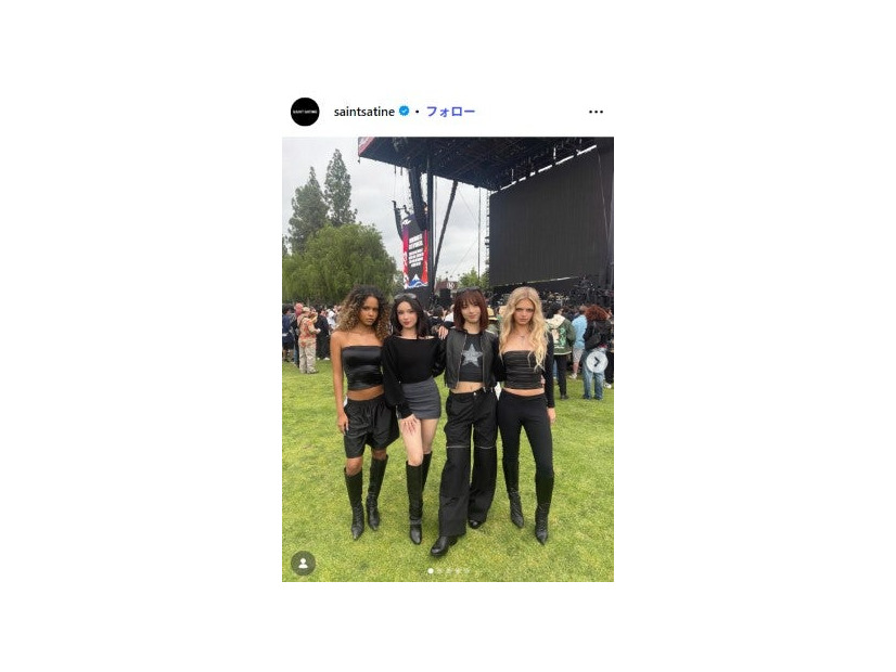 SAINT SATINE Instagramより
