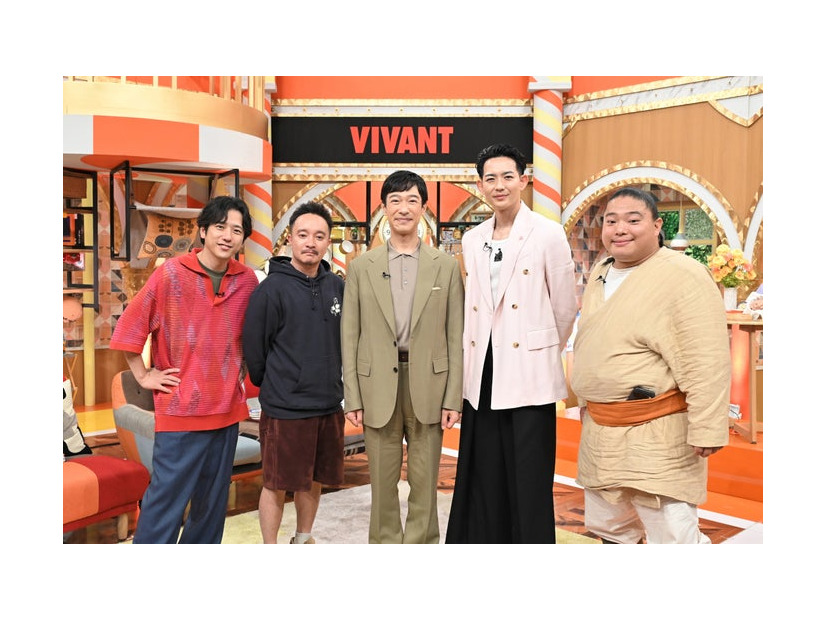 二宮和也、濱田岳、堺雅人、竜星涼、富栄ドラム（C）TBS