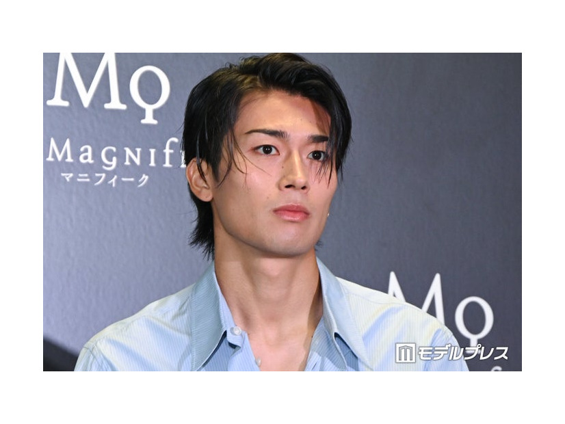 スペシャルトークショーに出席した中村敬斗選手（C）モデルプレス