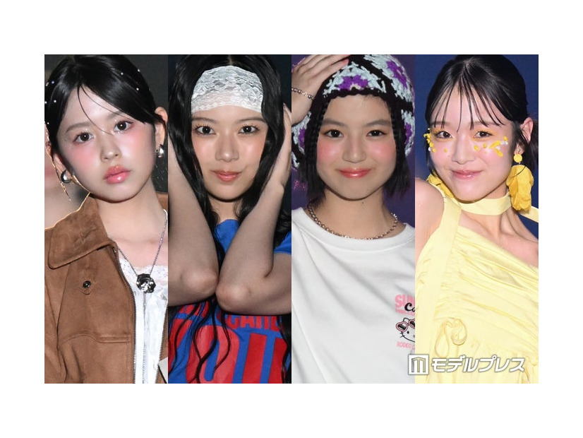 梶原叶渚、北里琉、佐々木満音、杉本萌（C）モデルプレス