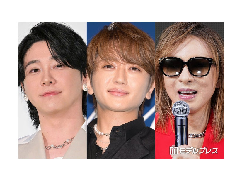 大森元貴／Mrs. GREEN APPLE、Nissy（西島隆弘）、大森元貴／Mrs. GREEN APPLE、YOSHIKI（C）モデルプレス