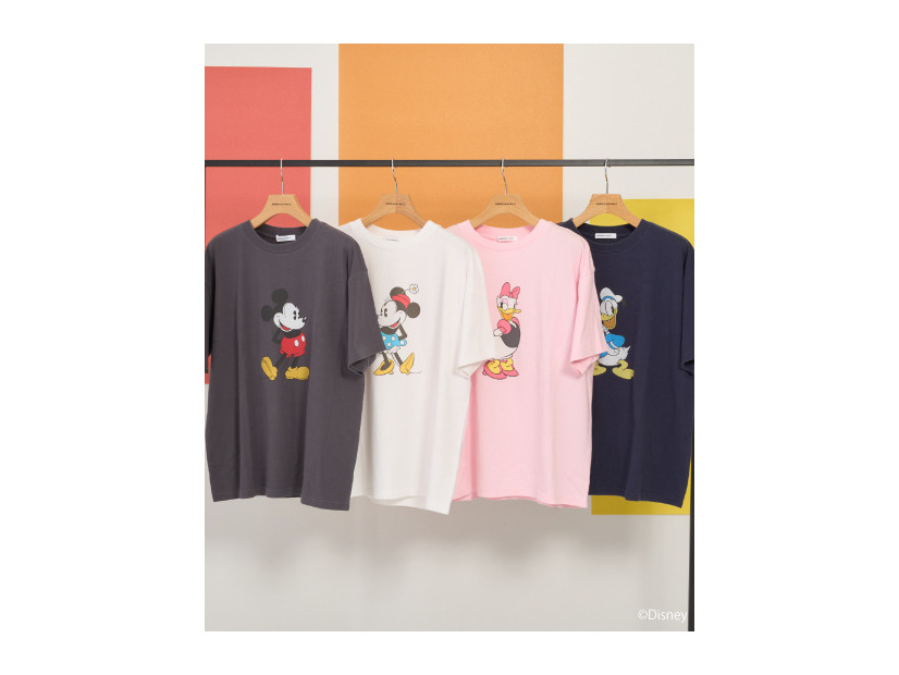 【Mickey&Friends】フロントバックプリントTシャツ