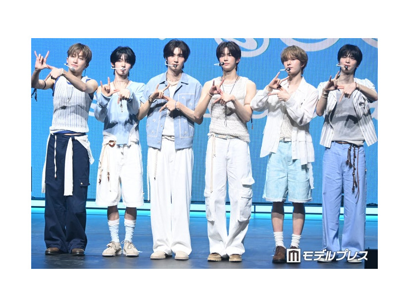 JIHOON（ジフン）、HANJIN（ハンジン）、YOUNGJAE（ヨンジェ）、DOHOON（ドフン）、KYUNGMIN（ギョンミン）、SHINYU（シンユ）／TWS（C）モデルプレス