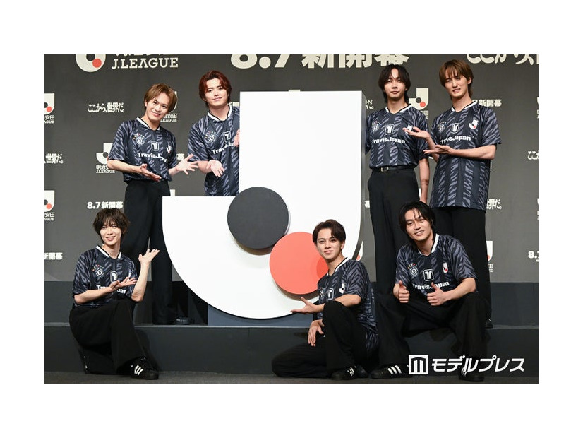イベントに出席した（上段左から時計回りに）松倉海斗、吉澤閑也、中村海人、川島如恵留、松田元太、宮近海斗、七五三掛龍也（C）モデルプレス