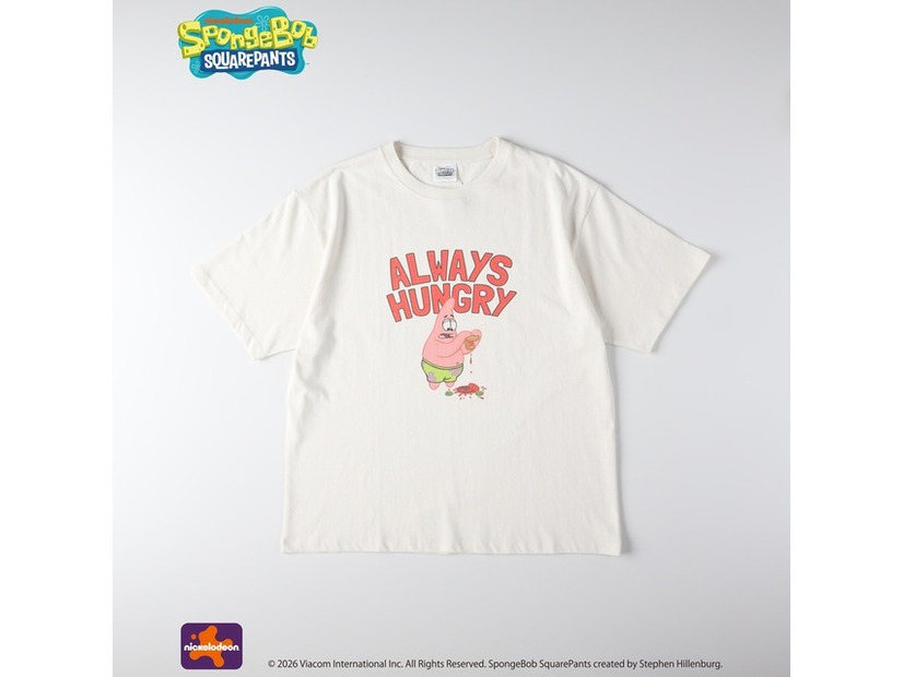 【UNISEX】 スポンジ・ボブ プリントTシャツ　￥3,990(税込)