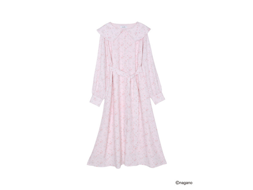 【ちいかわ/dazzlin　specialcollection】フラワーパターンワンピース