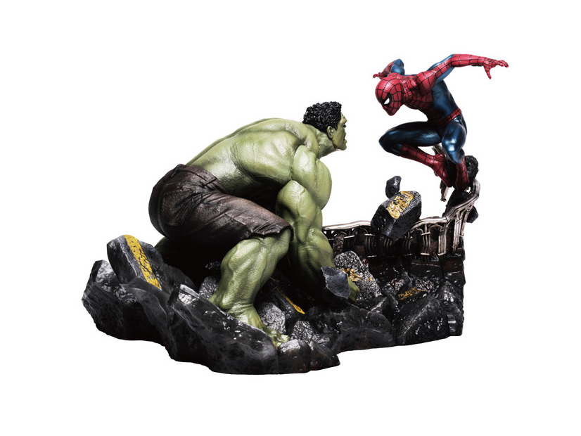 Last賞 スパイダーマン・ハルク ジオラマスタチュー