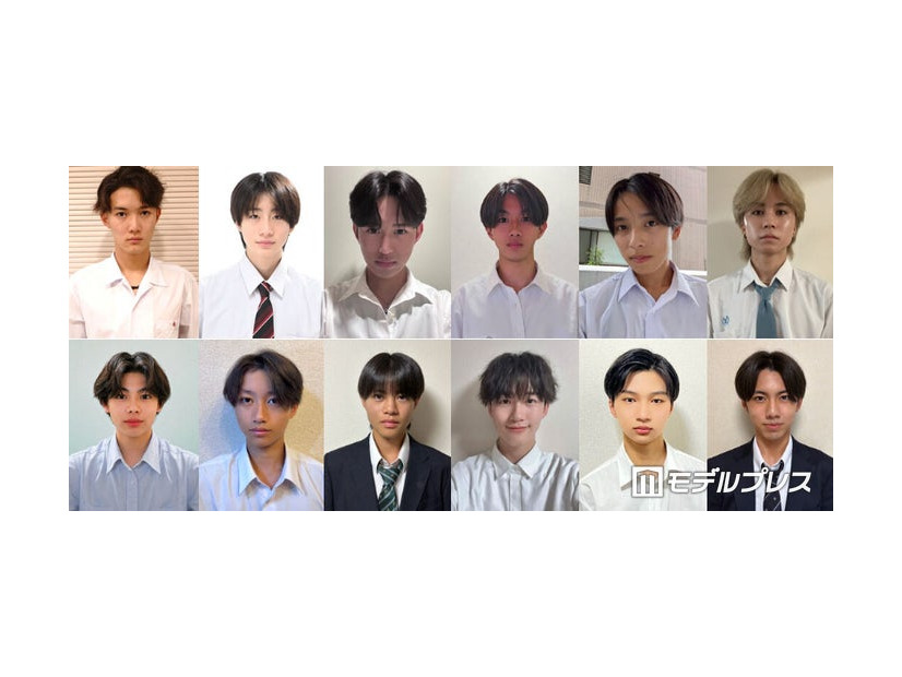 「男子高生ミスターコン2026」候補者の一部（提供写真）