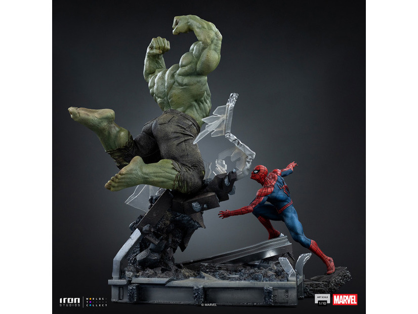 『マーベル』 【アイアン・スタジオ　スタチュー】「アートスケール」1/10スケール　スパイダーマン vs ハルク
