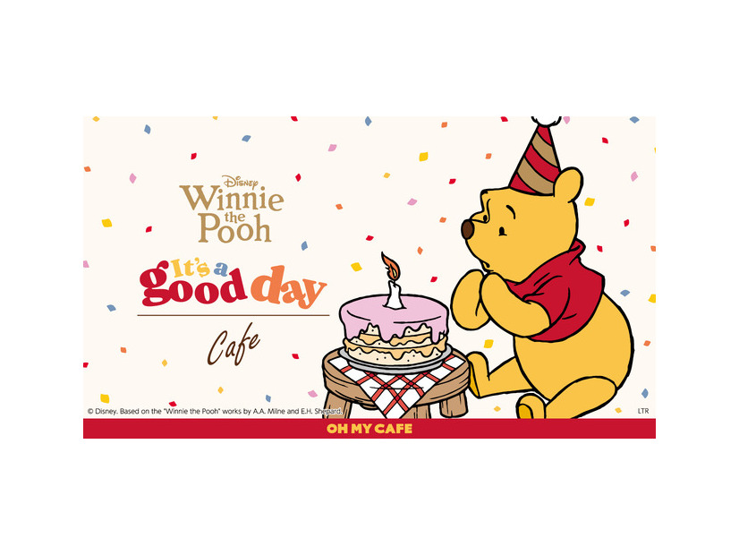 「くまのプーさん」OH MY CAFE© Disney. Based on the 