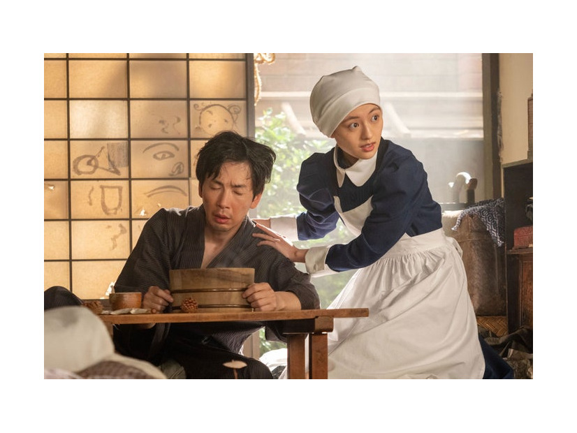 上坂樹里ら「風、薫る」第97話（C）NHK