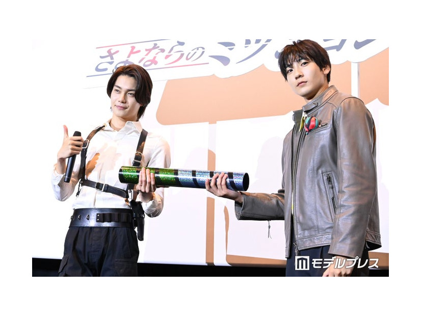 バトンタッチイベントに出席した今井竜太郎、秋谷郁甫（C）モデルプレス