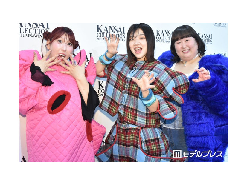 「関コレ」囲み取材に応じた3時のヒロイン（C）モデルプレス