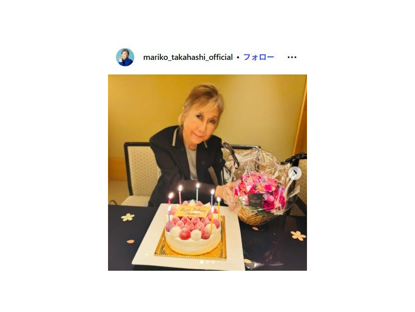 高橋真梨子Instagramより