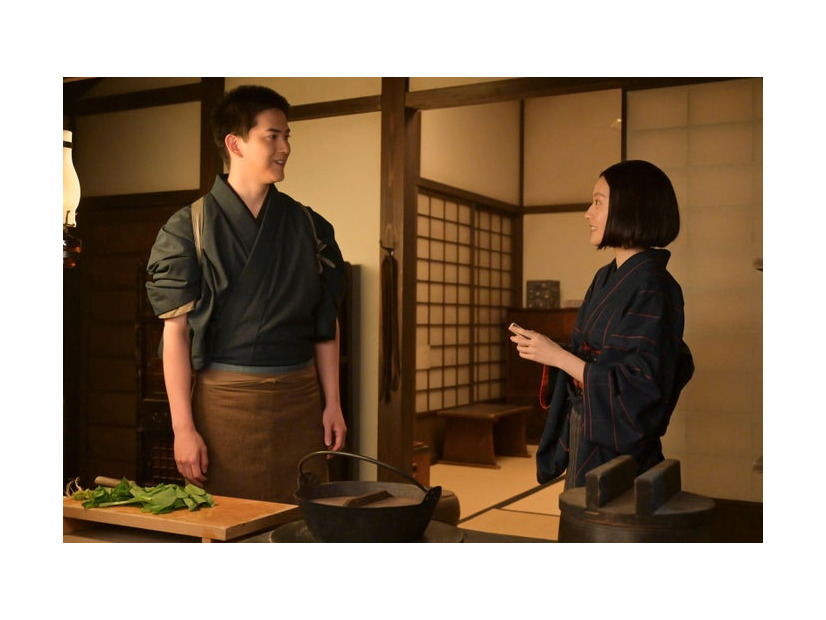 甲斐翔真、上坂樹里「風、薫る」第101話（C）NHK