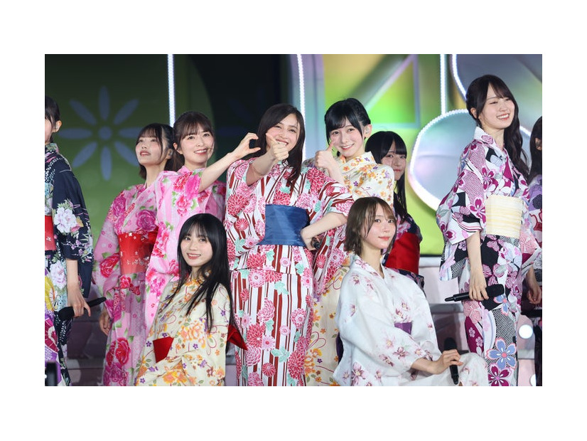 小川彩、川崎桜、井上和、池田瑛紗、弓木奈於、賀喜遥香「乃木坂46 真夏の全国ツアー2026」（C）乃木坂46LLC