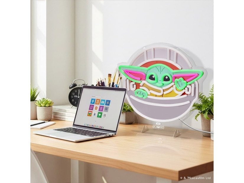 「グローグー」デザインのLEDネオンライト