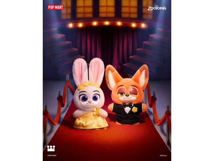「Zootopia Ace Duo シリーズ ぬいぐるみキーホルダー」